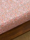 Flower Patterned Double Bed Fitted Sheet